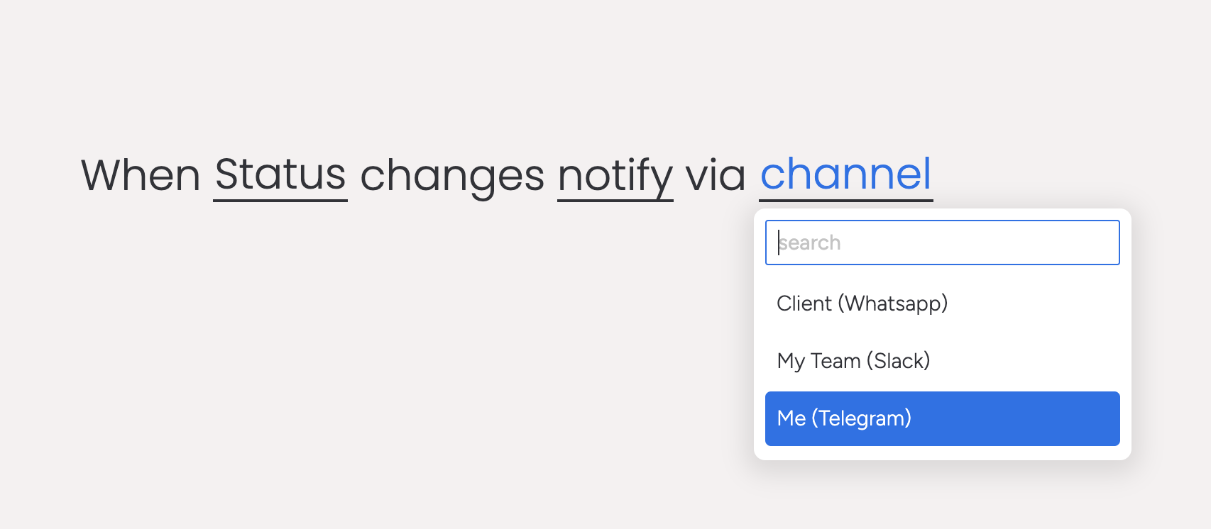 Navigating to Notify Anywhere in monday.com